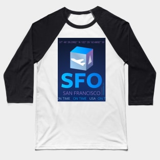 San Francisco airport hub Baseball T-Shirt